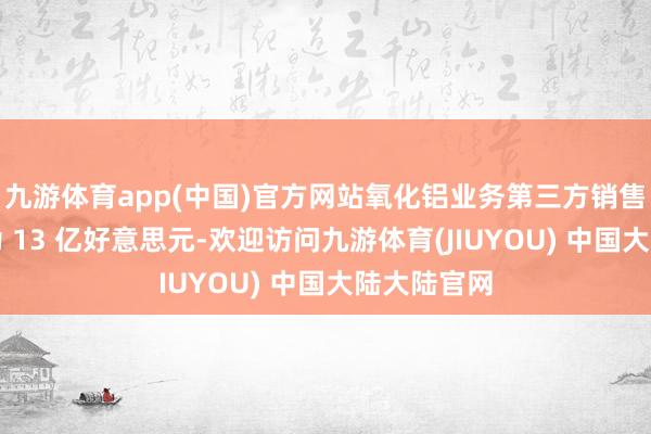 九游体育app(中国)官方网站氧化铝业务第三方销售额的预期为 13 亿好意思元-欢迎访问九游体育(JIUYOU) 中国大陆大陆官网